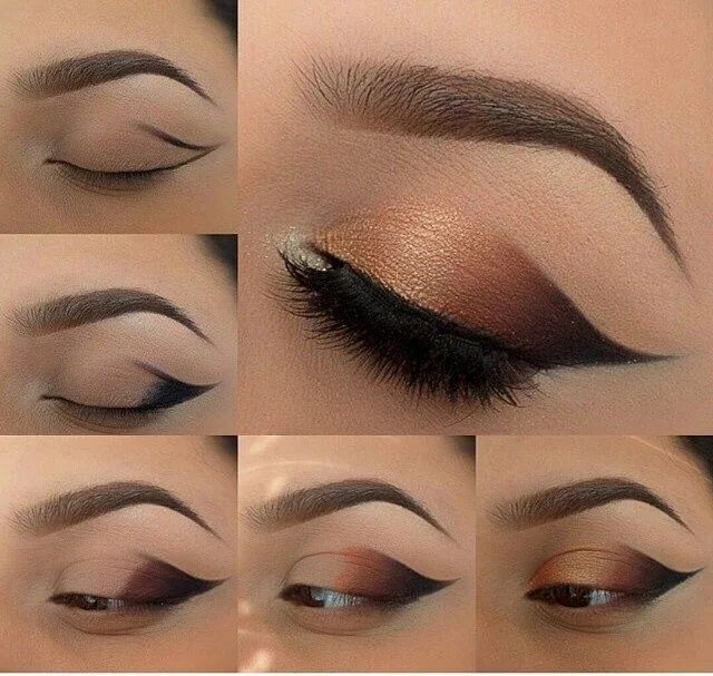 Красивый макияж для начинающих Я визажист MAKE-UP МАКИЯЖ ГЛАЗА ГУБЫ Макіяж очей, Макіяж, Очі