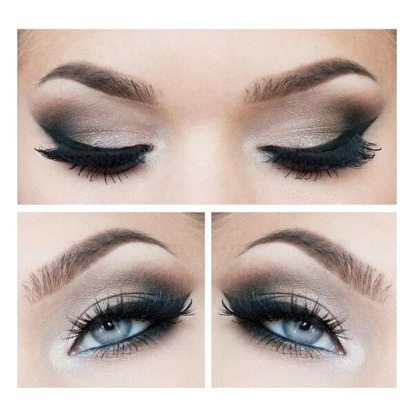 Красивый макияж для серо голубых глаз Designer Clothes, Shoes & Bags for Women SSENSE Макияж smokey eyes, Шикарный мак