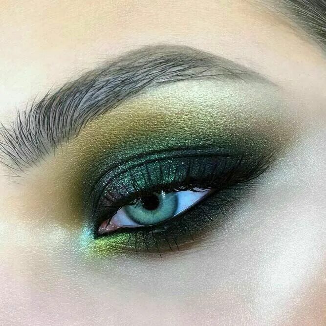 Красивый макияж фото для зеленых Pin on Makeup Makeup for green eyes, Makeup, Eye makeup styles