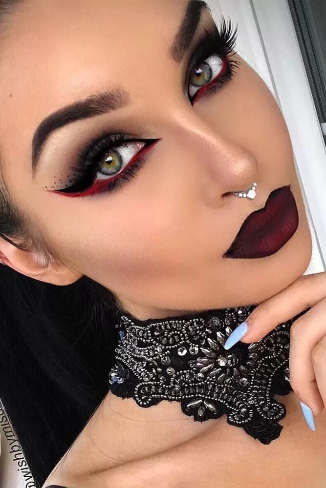 Красивый макияж фото на хэллоуин Пин от пользователя Vera на доске Halloween Макияж, Макияж на хэллоуин и Макияж 