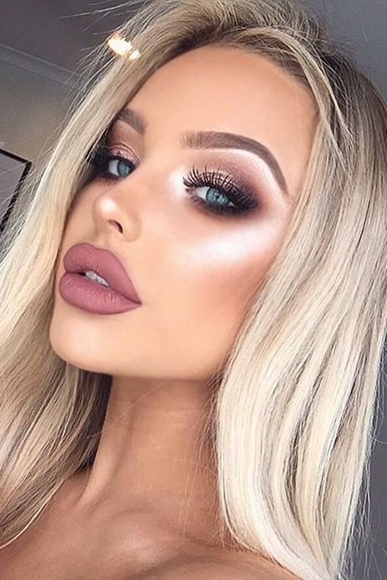 Красивый макияж фото самый шикарный для блондинок Courtney McKernan (courtneymckernan) - Profile Pinterest