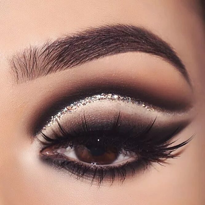 Красивый макияж глаз фото самый шикарный 72 Ways Of Applying Eyeshadow For Brown Eyes Dark makeup, Eyeshadow makeup, Lip 
