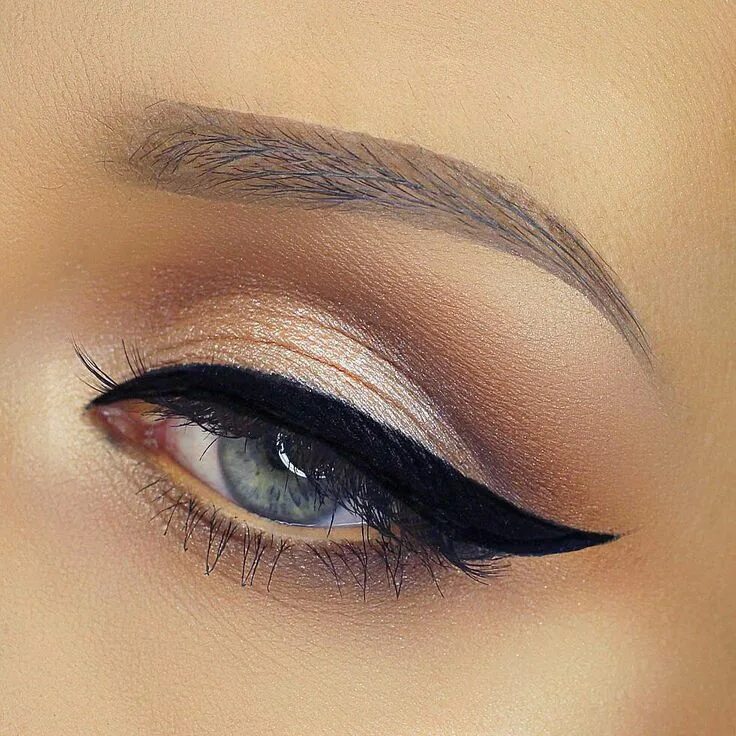 Красивый макияж глаз со стрелками Melrae Segal (@melraesegal) posted on Instagram * Oct 7, 2015 at 7:41pm UTC Eye 