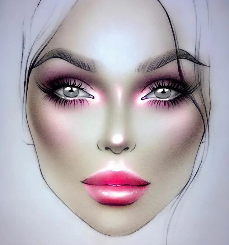 Красивый макияж карандашами 10.5k Likes, 41 Comments - Sergey X (@milk1422) on Instagram: "#artist @milk1422