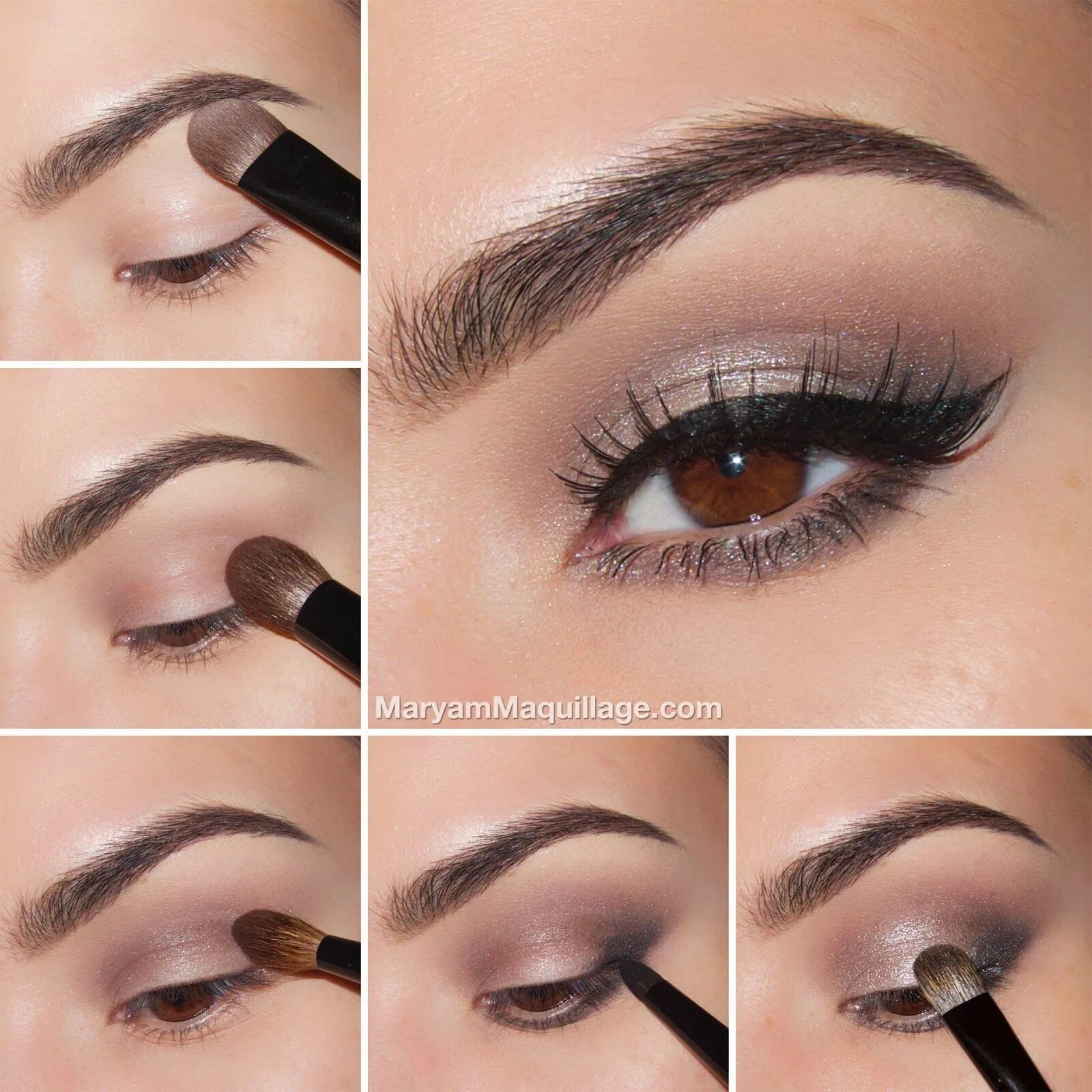Красивый макияж карих глаз пошаговое "City Smokey" Makeup with Wayne Goss, The Eye Set Eye makeup, Natural eye makeup