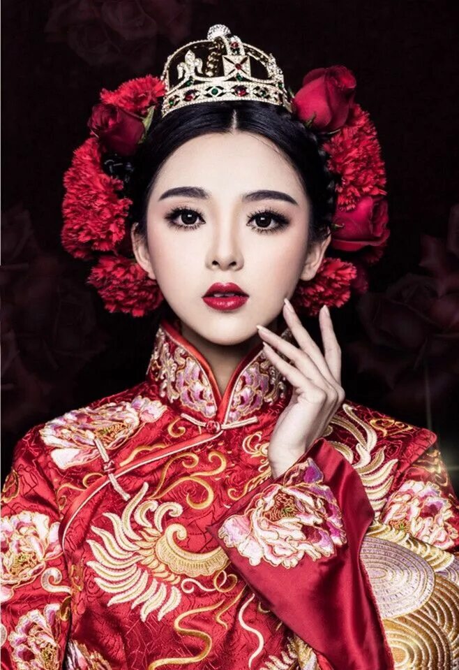 Красивый макияж китаянок China girl Arte fotografía mujeres, Imagenes de chicas dibujadas, Trajes tipicos