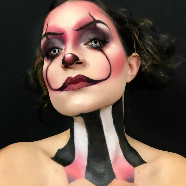 Красивый макияж клоуна My Clown Halloween Makeup Inspired by Pennywise! #halloweenmakeup #halloween2017