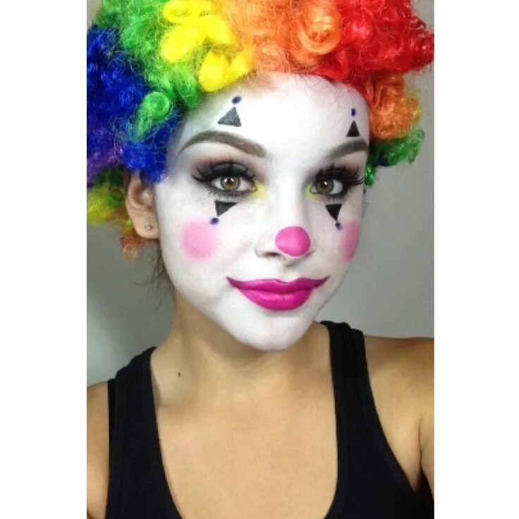 Красивый макияж клоуна love this clown makeup Clown makeup tutorial, Cute clown makeup, Clown makeup