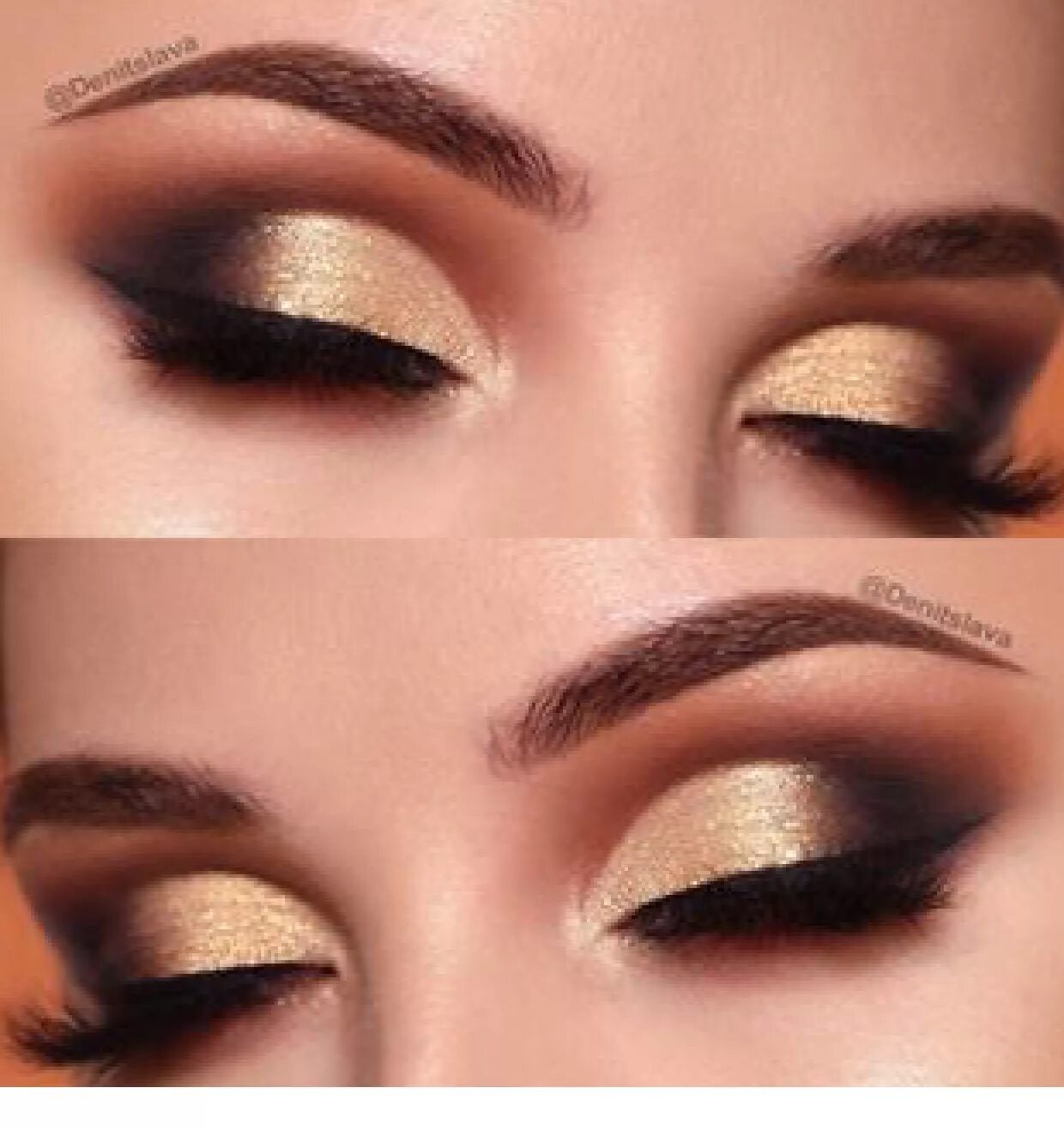 Красивый макияж коричневыми тенями Épinglé sur Maquiagens Maquillage yeux, Maquillage, Yeux