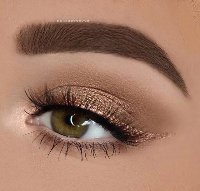 Красивый макияж коричневыми тенями The 50 Prettiest Eye Shadow Ideas to Copy ASAP Makeup contouring, Øjenmakeup vej