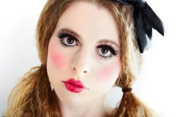 Красивый макияж куклы Pin on make up and hair things Halloween costumes makeup, Doll makeup, Halloween
