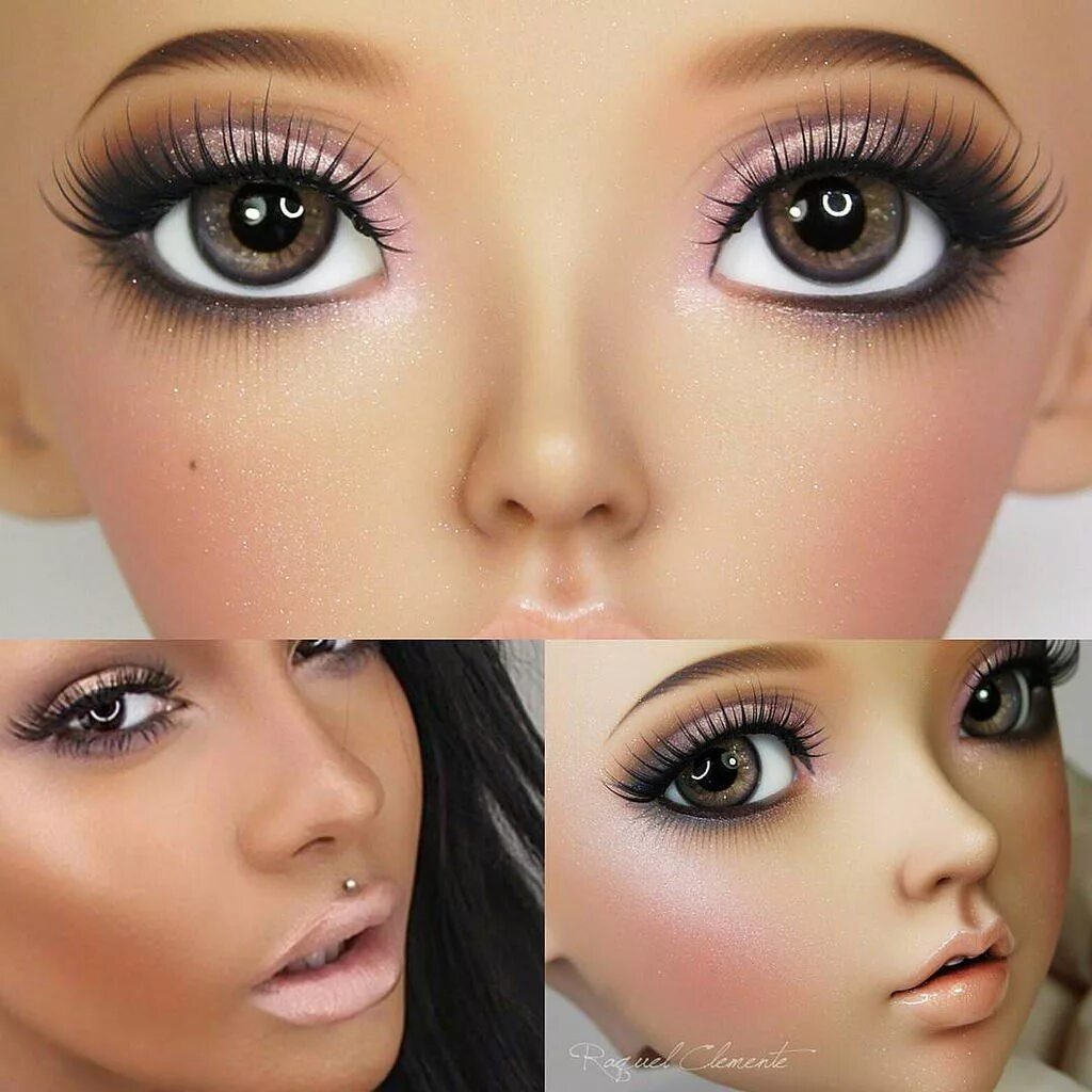 Красивый макияж куклы Новые комментарии Tan skin, Doll face paint, Doll makeup