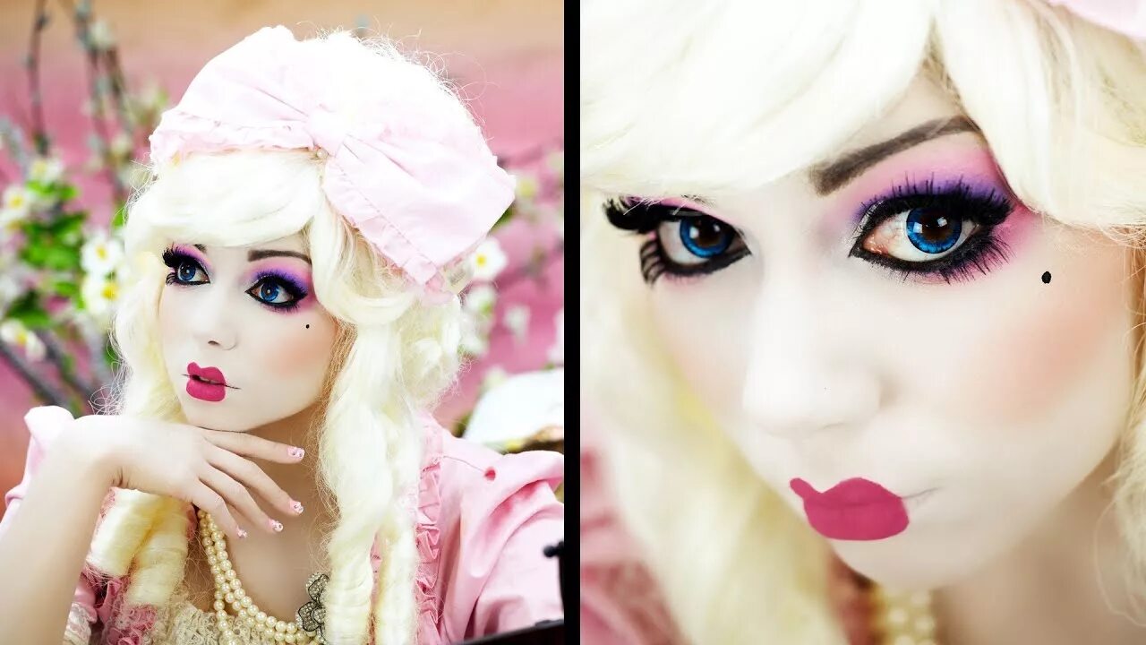 Красивый макияж куклы Marie Antoinette Doll Makeup Charisma Star - YouTube