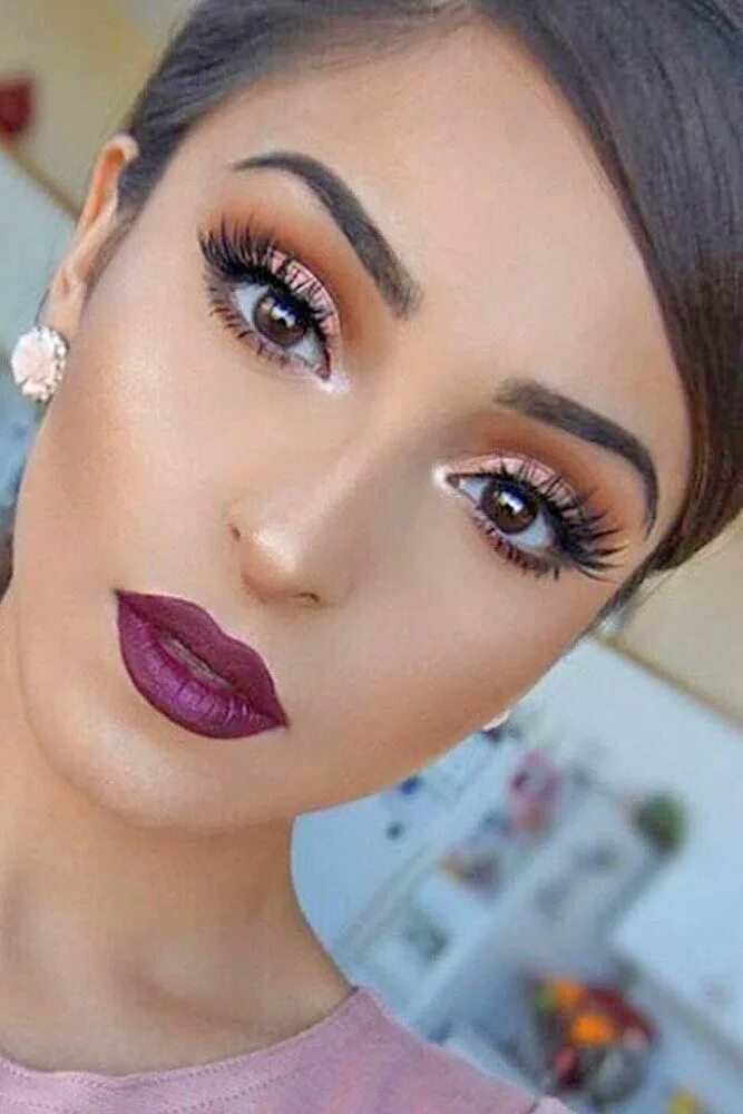 Красивый макияж на день 45 Top Rose Gold Makeup Ideas To Look Like A Goddess Gold makeup looks, Rose gol