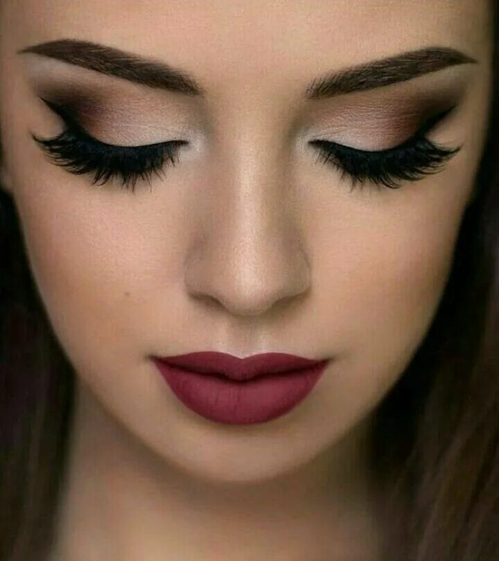 Красивый макияж на день Pin on maquiagem Makeup, Wedding makeup for brown eyes, Eye makeup designs