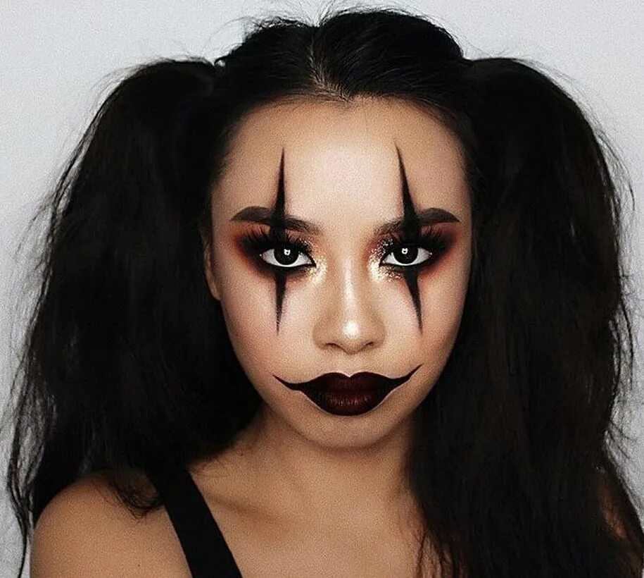 Красивый макияж на хэллоуин легкий Cómo disfrazar a tus ojos este Halloween de cubrebocas Maquillaje de halloween m