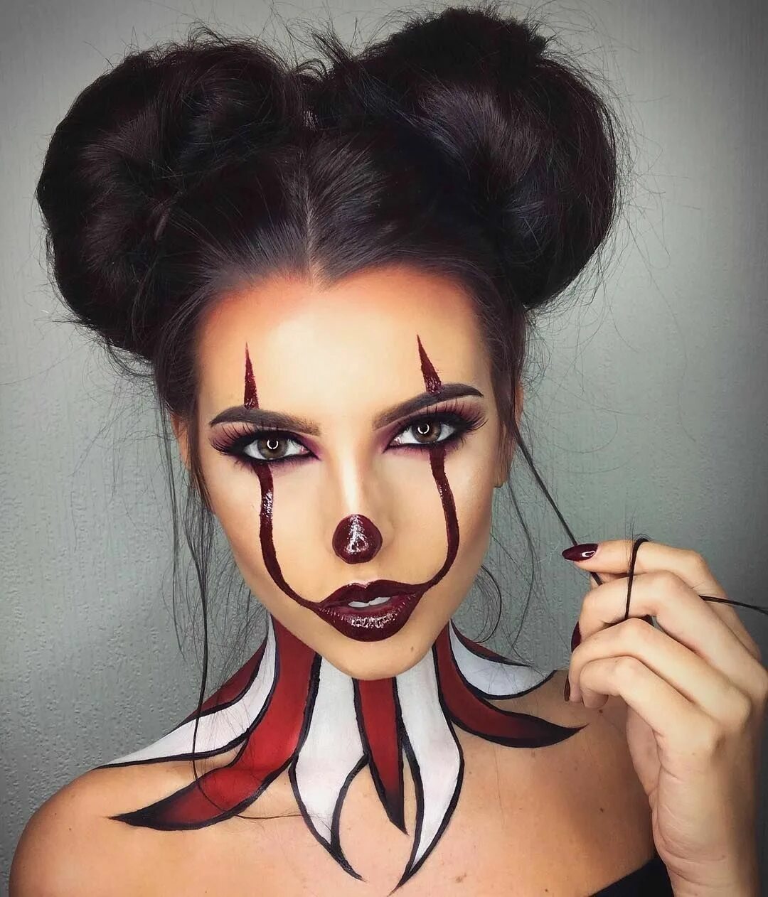 Красивый макияж на хелуин Pin on unis Halloween makeup, Halloween makeup clown, Halloween costumes makeup