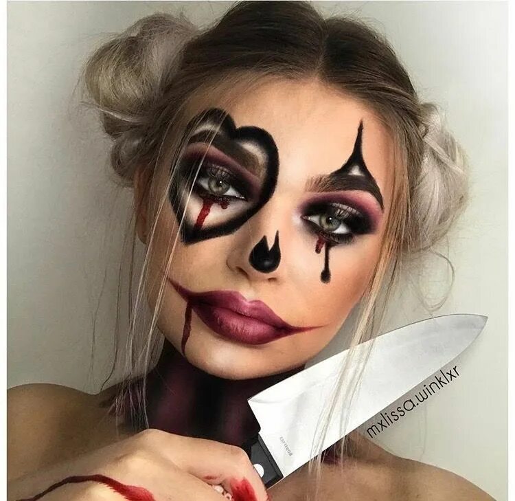 Красивый макияж на хелуин Pin by Daniella R on #qoutes Amazing halloween makeup, Cute halloween makeup, Ha