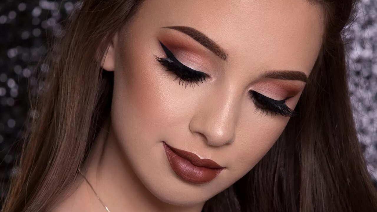 Красивый макияж на праздник Warm Brown Makeup Tutorial FALL MAKEUP LOOK - YouTube