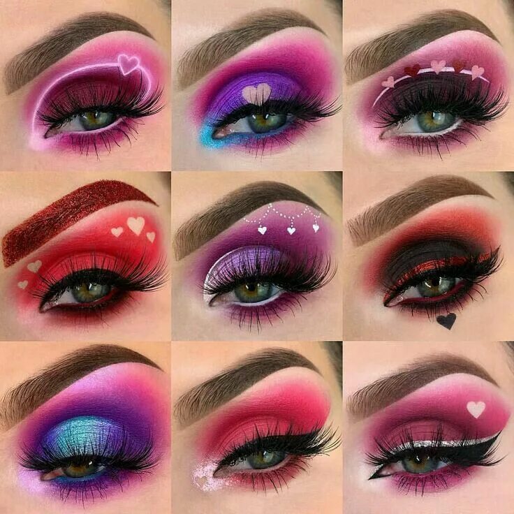 Красивый макияж на праздник Pin su Maquillaje de ojos!❤ Idee per il trucco, Trucco occhi, Trucco arcobaleno