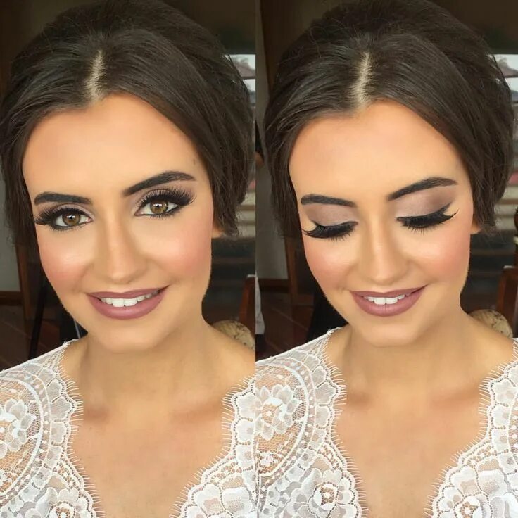 Красивый макияж на свадьбу подруги Melissa Sassine Makeup Artist Cabelo e maquiagem, Casamento maquiagem, Maquiagen