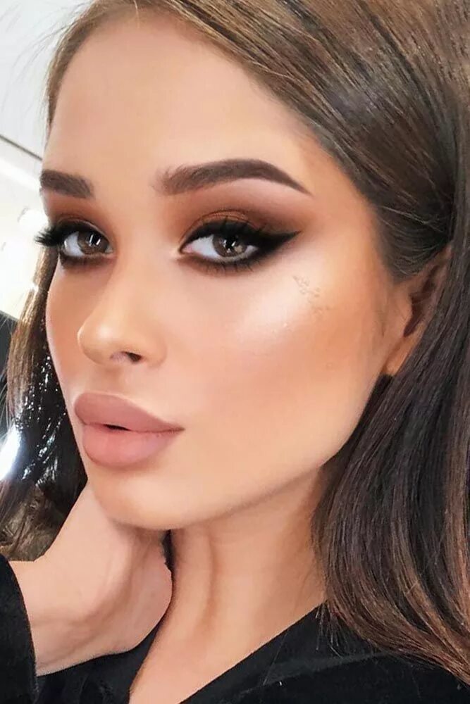 Красивый макияж на свидание Nidaxoxo ❔ Cat eye makeup, Eye makeup techniques, Eye makeup tips