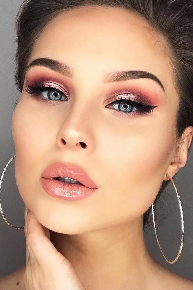 Красивый макияж нависшее веко Pin on Makeup