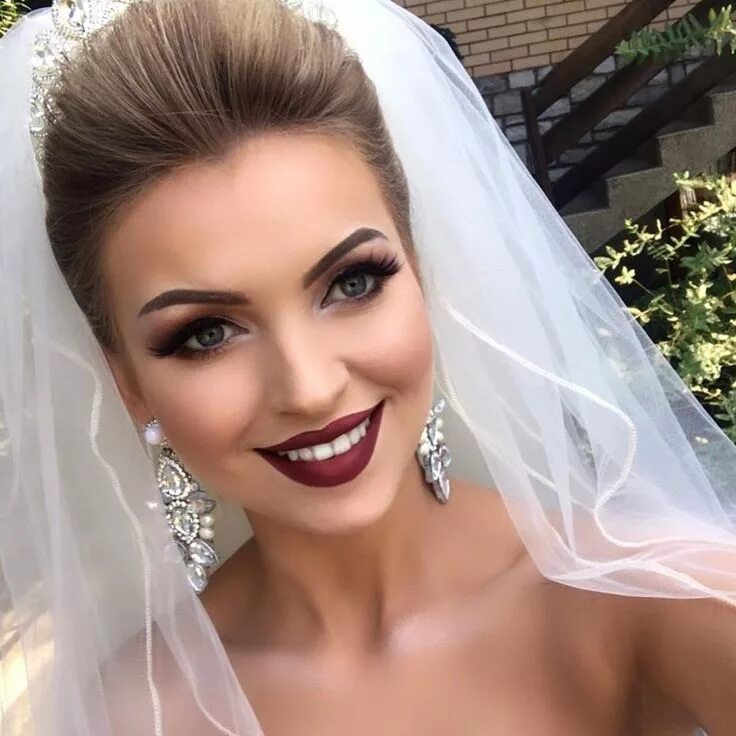 Красивый макияж невесты Maquiagem maravilhosa para noivas Bruiloft make-up, Bruiloftmake-up, Bruid make-