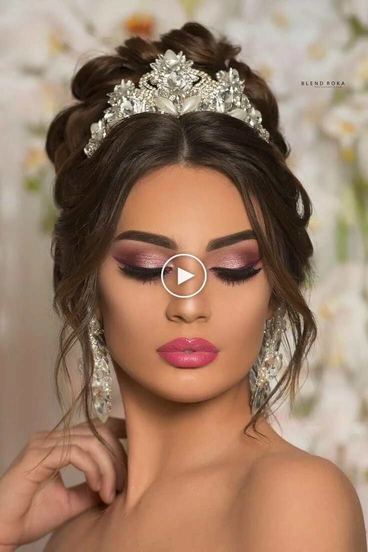Красивый макияж невесты ladies womens fashion lady woman DIY videos tutorial make lipstick makeup lover 