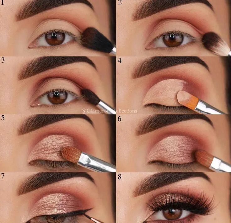 Красивый макияж пошагово фото 60 superbes tutoriels de fard à paupières pour débutants Idées étape par étape, 