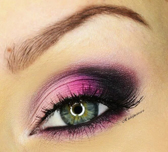 Красивый макияж розовыми тенями Eyeshadow Recommendations for Green and Hazel Eyes Makeup for green eyes, Eye ma