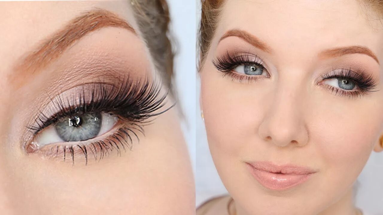 Красивый макияж с нарощенными ресницами Go-To Makeup Look Kat Von D Shade & Light Chatty Tutorial - YouTube