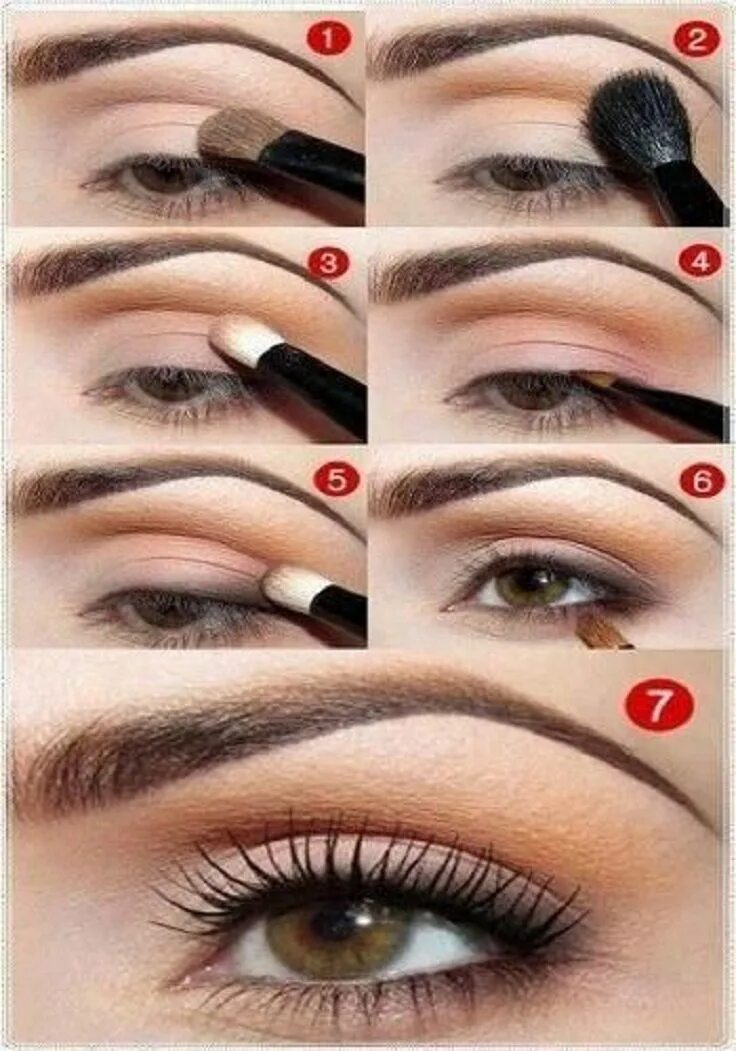 Красивый макияж в домашних условиях пошагово natural eye make up look - Buscar con Google Natural eye makeup, Eye makeup, Eye