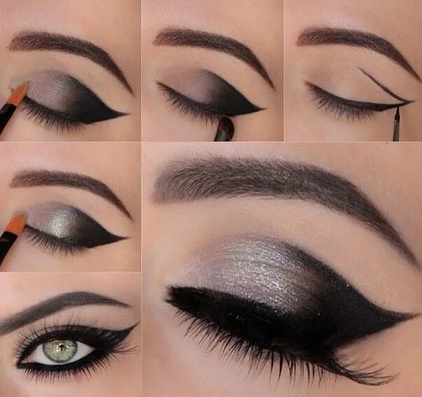Красивый макияж в домашних условиях пошагово Crystal R. Ibarra on Smoky eye makeup, Smoky eye makeup tutorial, Eye makeup