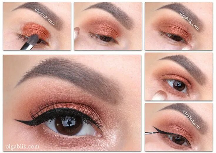 Красивый макияж за 5 минут how-to-apply-makeup-in-5-minutes Макияж глаз, Макияж для карих глаз, Нанесения м
