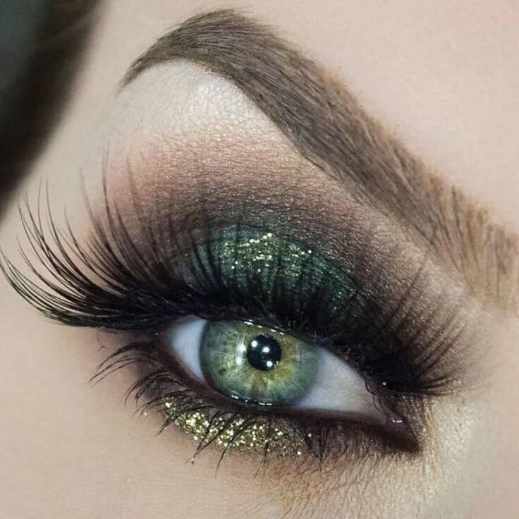 Красивый макияж зеленых глаз фото Pin by Princess Eliza on Eyes makeup Beauty* Eye makeup, Makeup for green eyes, 