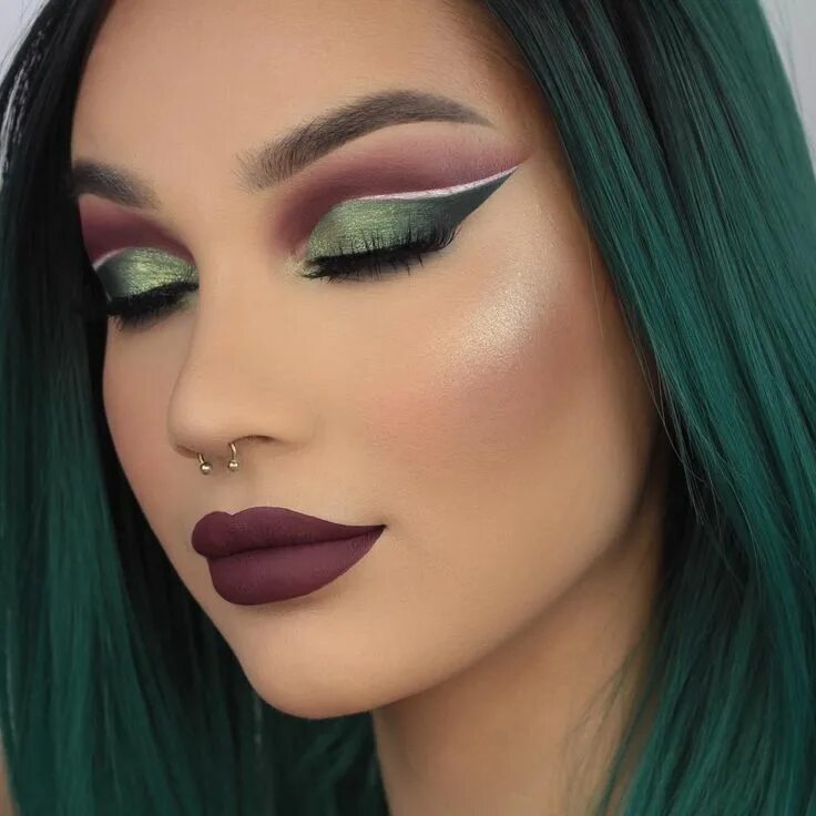 Красивый макияж зелеными тенями Pin on Amazing Eye Looks I’d Love to Recreate Eye makeup pictures, Eye makeup im