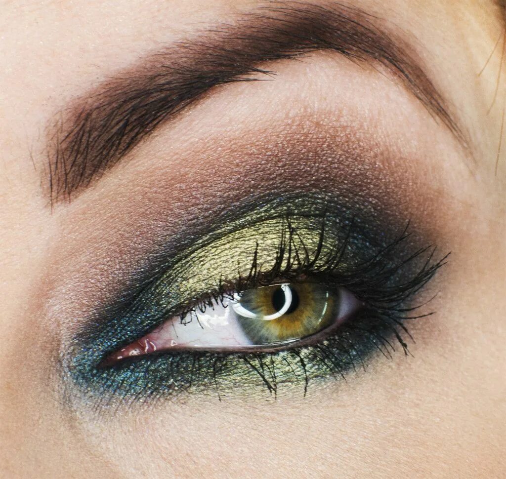 Красивый макияж зелеными тенями Makeup Geek Foiled eyeshadows - makijaż w zieleniach Makeup geek, Artistry makeu