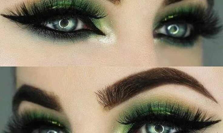 Красивый макияж зелеными тенями The Emerald Eye Makeup Trend That's Taking Over Instagram Will Inspire You To Go