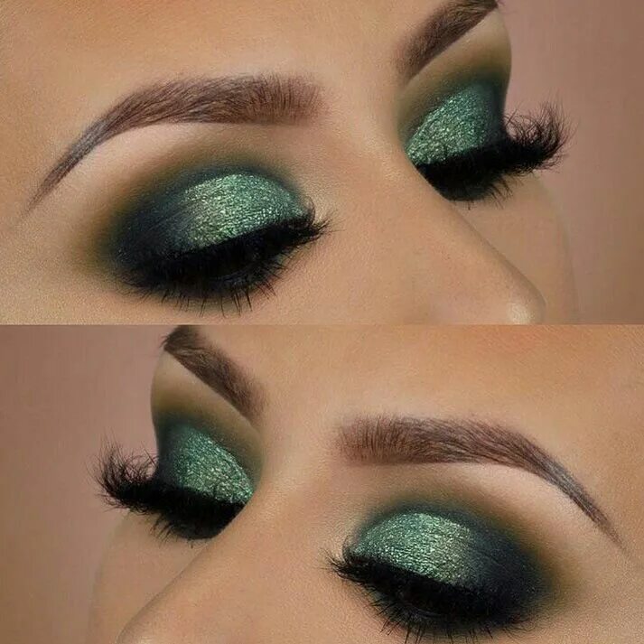 Красивый макияж зелеными тенями Pin by نوسة سهام on Beauté Smokey eye makeup, Smokey eye makeup look, Green eyes