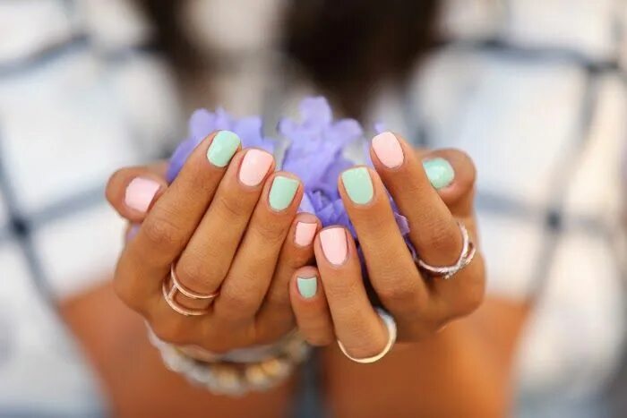 Красивый маникюр 2 VIVALUXURY: DOWNTOWN GIRL Manicure, Pastel nails, Nails