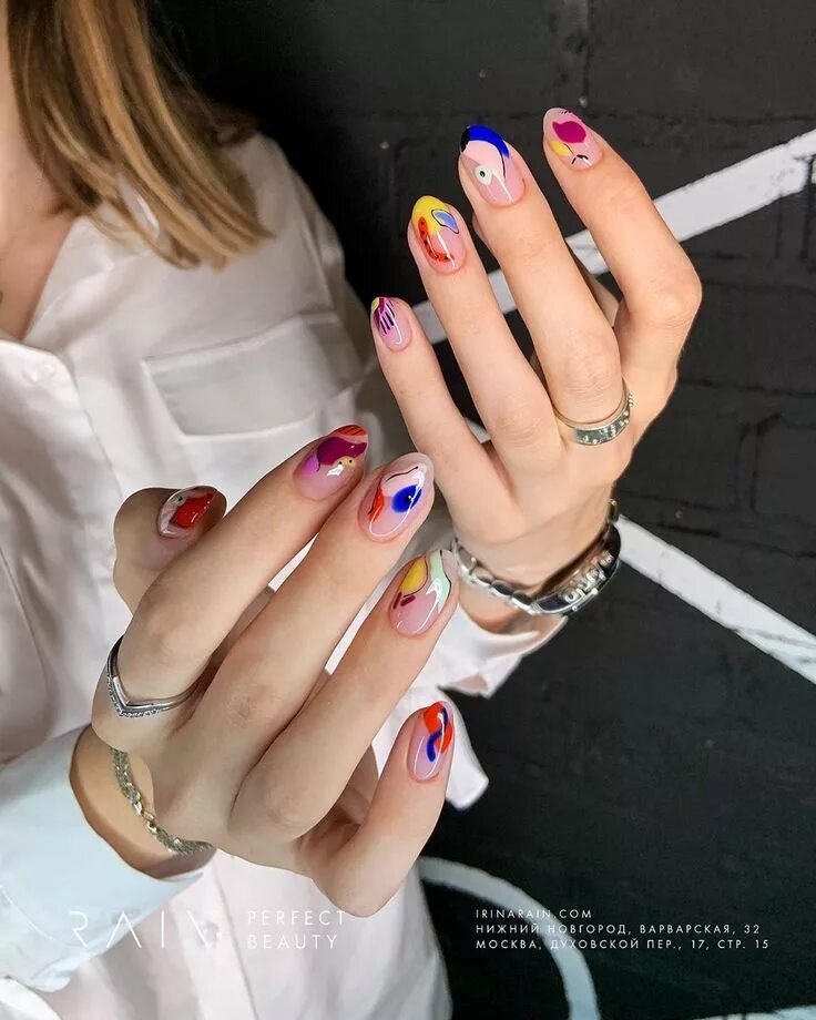 Красивый маникюр 2 RAIN ▲ Nail Salon on Instagram: "Каждый новый день - игра ассоциаций. Нет победи