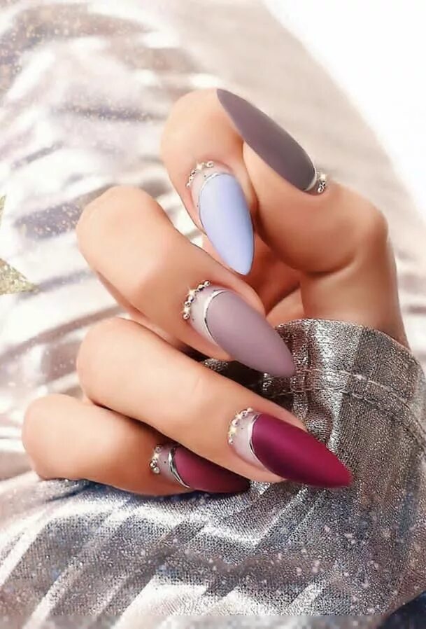 Красивый маникюр 2020 модные 49+Beautiful Acrylic Almond Nail Art Design for Spring Nails - Lily Fashion Styl