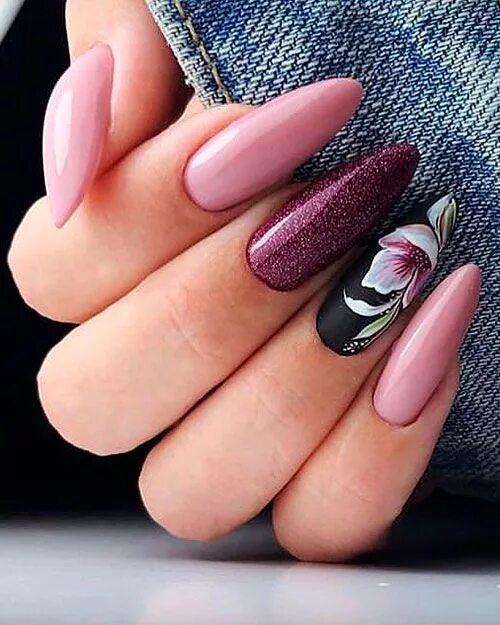 Красивый маникюр 2020 модные The Best Nails Ideas for Spring 2023 Stylish Belles Oval nails designs, Nail des