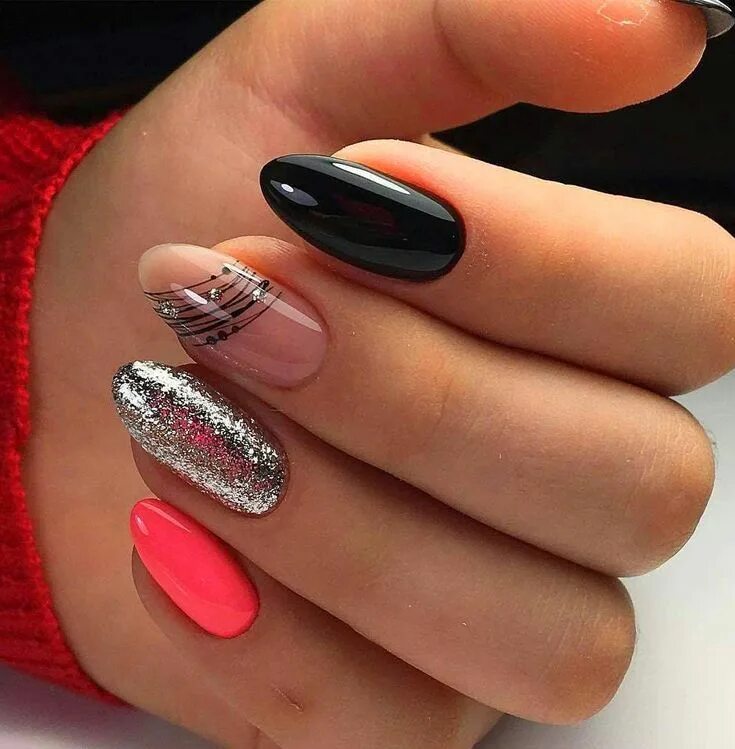 Красивый маникюр 2020 новинки с дизайном Top 55 Easy Nail Designs For Short Nails Simple nail designs, Bling acrylic nail