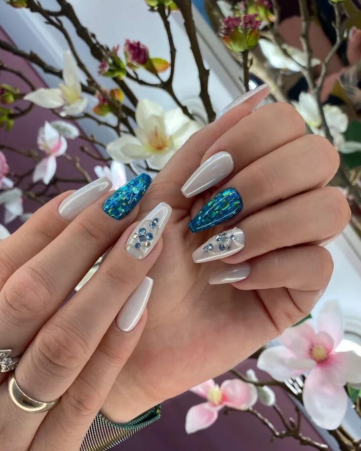 Красивый маникюр 2024 балерина Pin by A.D on Nails New nail designs, Nail designs, Nails