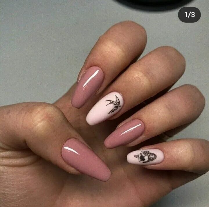 Красивый маникюр 2024 балерина Pin on Маникюр Nails, Round nails, Summer nails
