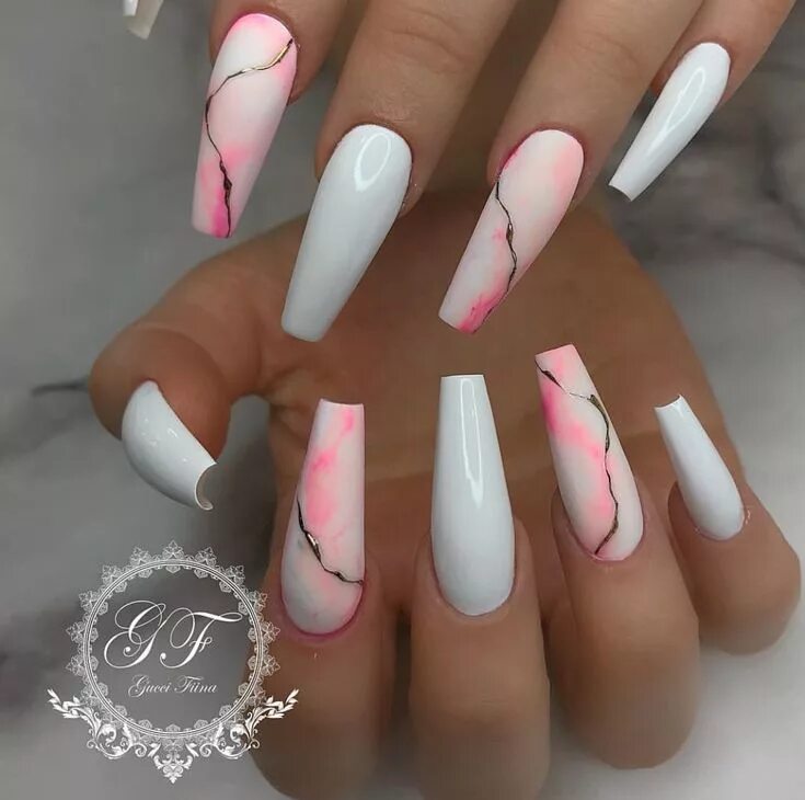 Красивый маникюр 2024 балерина ριитяєѕт @Jαℓα1205 ❤ Coffin nails designs, Coffin nails long, Summer acrylic nai