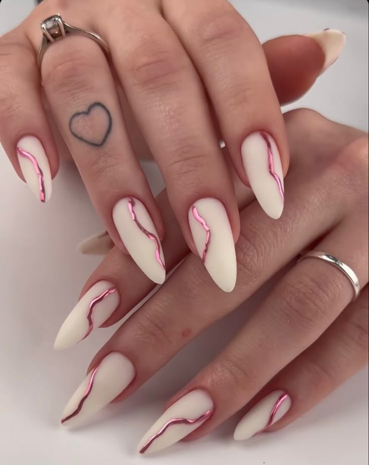 Красивый маникюр 2024 белый nails 2021 Manicura de uñas, Manicura, Manicure diseños faciles