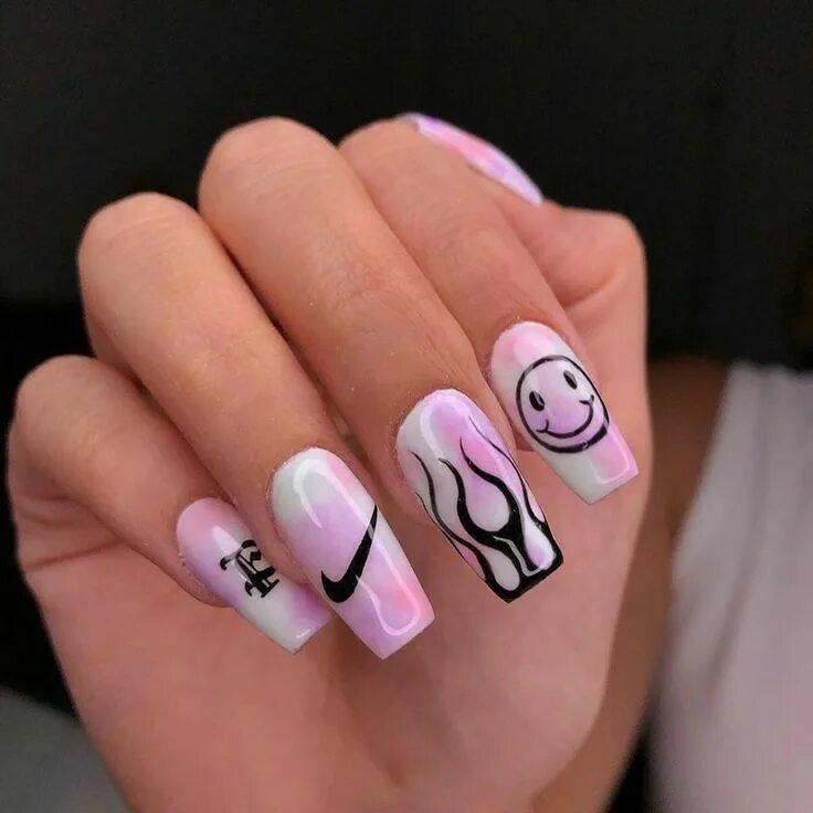 Красивый маникюр 2024 для подростка Unhas Decoradas Manicura de uñas, Hacer uñas de gel, Uñas postizas de gel